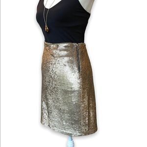 IRO gold sequin oaklandia pencil skirt | Size Large